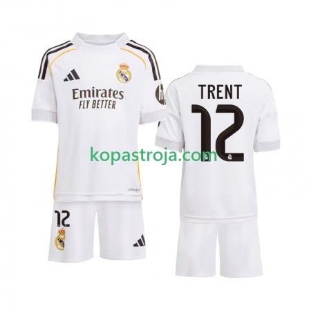 Billiga Fotbollströjor Real Madrid Trent Alexander-Arnold 12 Barn Hemma tröja 2025/26 Kortärmad